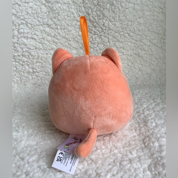 Kellytoy Squishmallow 5 inch Plush Striped Orange Kitten Cat Stuffed Animal Toy - Picture 4 of 6